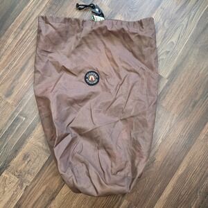 Academy Broadway Drawstring Duffel Bag Pouch Brown The Great Outdoor vintage 80s